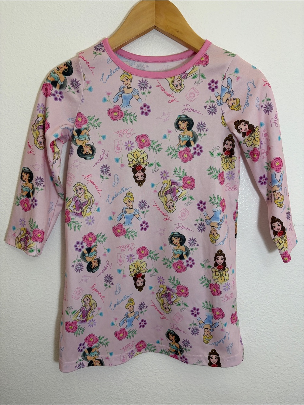 Disney Princess Pink Graphic Pajama Nightgown